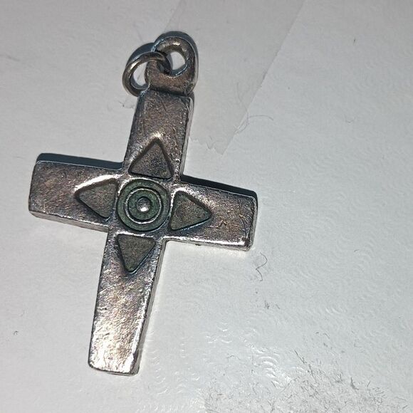 unknown Jewelry - Solid Sterling Silver Cross Pendant
